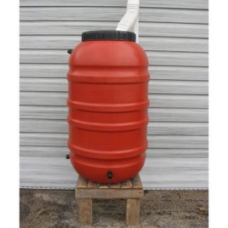 Upcycle 55 Gallon Terra CottaRain Barrel   Rain Barrels