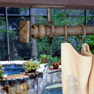 Outdoor Casa Ceiling or Wall Ring Bracket   Curtains