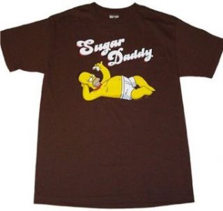Simpsons Homer Sugar Daddy Mens Shirt 95 836 Size Small Clothing