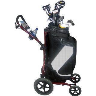 Upright Caddy RACR Golf 814 R Push Cart (New & Improved)  Push Pull Golf Carts  Sports & Outdoors