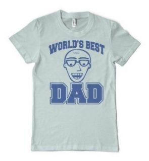 World's Best Dad Father's Day T Shirt, White,XXXL Clothing