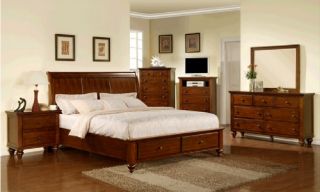 Sunset Trading Chatham Storage Sleigh Bed Set   Bedroom Sets