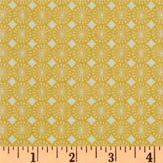 44'' Wide Kitchy Kitchen Wedge Geo Yellow Fabric By The Yard