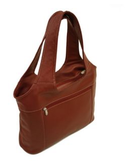 Piel Leather Laptop Hobo   Red   Computer Laptop Bags
