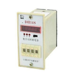 DH14S AC 220V 11 Pins LCD Digital Timer Time Delay Relay 0.01S 9999m
