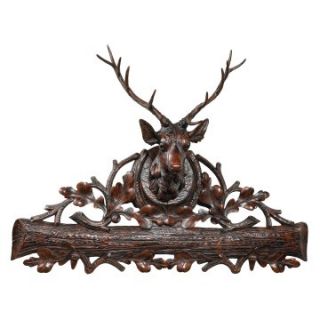 Oklahoma Casting Royal Stag Pediment Wall Art   Wall Sculptures and Panels
