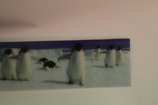 Gift Trenz 3 D Motion Penguins Walking Bookmark with 6" Ruler Toys & Games