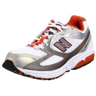 New Balance Men's MR817 Running Shoe,White/Orange,7 D Sports & Outdoors
