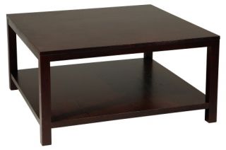 Office Star Merge 36 in. Square Coffee Table   Espresso   Coffee Tables