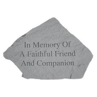 In Memory Of A Faithful Friend Pet Memorial Stone   Garden & Memorial Stones