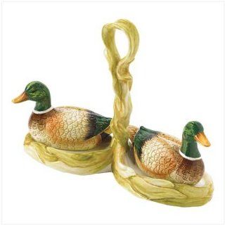 Mallard Salt and Pepper Shakers with Caddy 34057 Kitchen & Dining