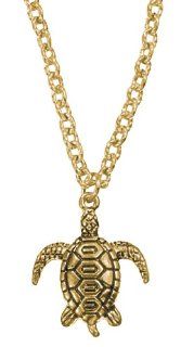 Antique Brass Sea Turtle Necklace Jewelry