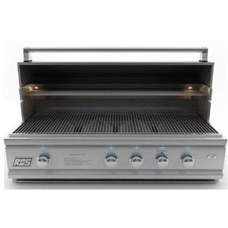 Cutlass II 42" Premium Natural Gas Grill 4 Cast Stainless Burners 840 sq. inch Total Area 2 Halogen Lights Stainless  Patio, Lawn & Garden