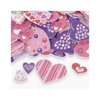 250 FUNKY HEART VALENTINE'S Day Foam Colorful STICKER SHAPES/Scrapbooking SUPPLIES/Self Adhesive/Arts/Crafts ACTIVITY/Love 