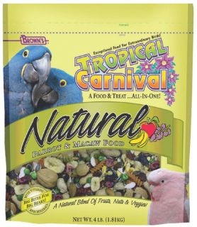 Tropical Carnival Natural Food Macaw   4 lbs.   Bird Cage Accessories