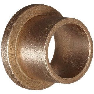 Bunting Bearings EXEF101210 5/8" Bore x 3/4" OD x 5/8" Length 1" Flange OD x 1/8" Flange Thickness Powdered Metal SAE 841 Extra Lubricant with PTFE Flange Bearing Flanged Sleeve Bearings