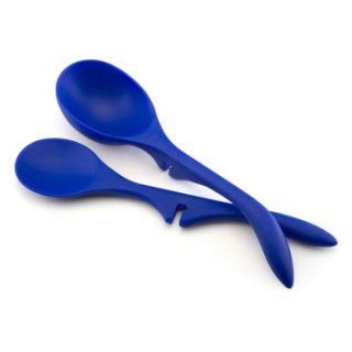 Rachael Ray 2 Piece Lazy Spoon and Ladle Set   Blue   Kitchen Utensils
