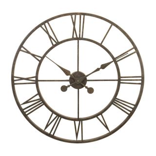 River City Clocks Indoor Antiqued Metal Skeleton Tower 30 in. Wall Clock   Wall Clocks