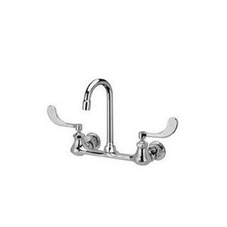Zurn Z842A4 XL Sink Faucet With 3 1/2" Gooseneck And 4" Wrist Blade Handles. Touch On Bathroom Sink Faucets