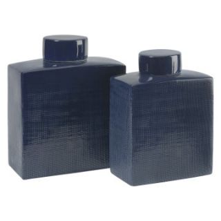 IMAX Wilfred Ceramic Canisters   Set of 2   Canisters & Bottles