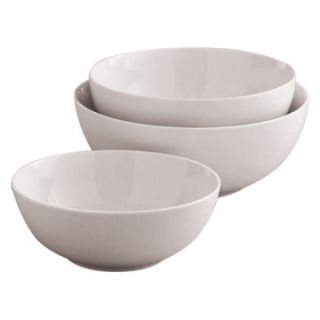 Tag Whiteware Serving Porcelain Bowls   Set of 3   Serving Bowls & Baskets