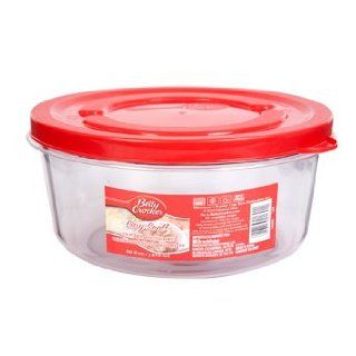 Reusable Tupperware Food Containers   Betty Crocker Easy Seal Round Storage Containers, 50 oz. Health & Personal Care