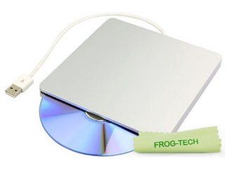 Frog tech Slim Slot in USB External DVDRW Drive Writer Burner compatible with MacBook Pro Air iMAC, Win 7 + microfiber cloth Computers & Accessories