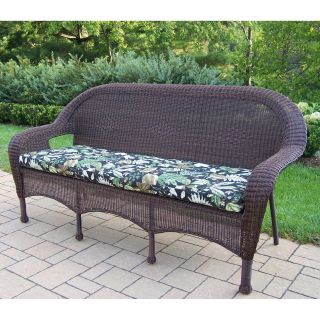 Oakland Living All Weather Wicker 3 Seater Sofa   Outdoor Sofas & Loveseats