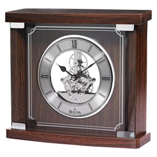 Bulova Stratham Mantel Clock   Mantel Clocks