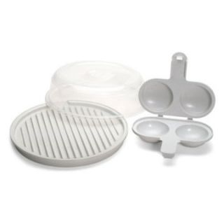 Nordic Ware Microwaveable Bacon and Eggs Set   Microwave Cookware
