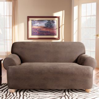 Sure Fit Stretch Leather T Cushion Sofa Slipcover   Sofa Slipcovers