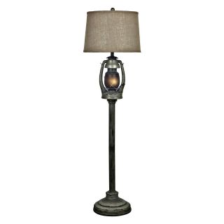 Crestview Collection Oil Lantern Floor Lamp   Floor Lamps