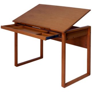Studio Designs Ponderosa Wood Topped Drafting Table   Drafting & Drawing Tables