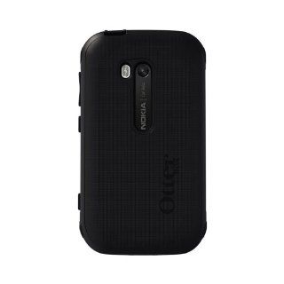 OtterBox 77 23970 Defender Series Hybrid Case and Holster for Nokia Lumia 822   1 Pack   Retail Packaging   Black Cell Phones & Accessories