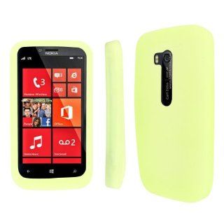 MPERO Collection Flexible Silicone Skin Glow in the Dark Green Case for Nokia Lumia 822 Cell Phones & Accessories