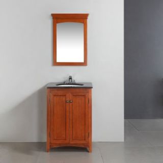 Simpli Home Yorkville 24 in. Single Bathroom Vanity   Single Sink Bathroom Vanities