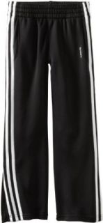 adidas Boys 8 20 Youth Performance Fleece Pant, Black/White, X Large Clothing