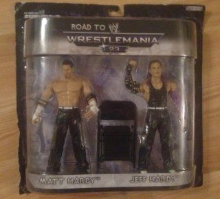 WWE Wrestlemania 23 Matt & Jeff Hardy Figures Set Toys & Games