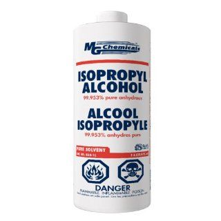 MG Chemicals 824 99.9% Isopropyl Alcohol Liquid Cleaner, 1 Liter Bottle, Clear Soldering Tip Cleaners