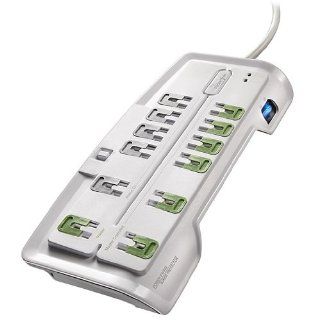 12 Outlet Power Strip Surge Protector with Energy Saving Technology   Power Strips And Multi Outlets  