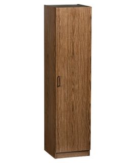 Dark Oak Color Single Door Pantry Cabinet   Pantry Cabinets