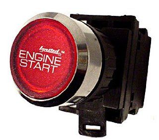 Ignited Performance IGN2000R Red Non Illuminated Push Button Switch Automotive