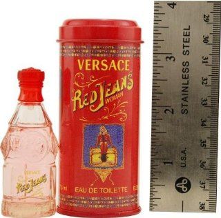 Gianni Versace Red Jeans Eau de Toilette Spray New Packaging 0.25 oz Health & Personal Care