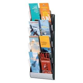 Maxi System 4 Pocket Pamphlet Wall Display   Commercial Magazine Racks