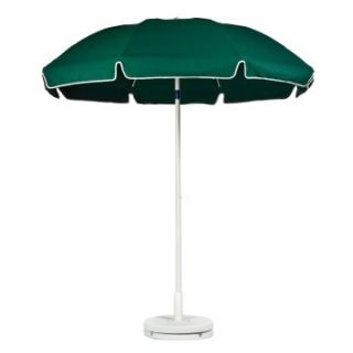 Frankford 7.5 ft. Standard Manual Lift Fiberglass Patio Umbrella with White Pole and Tilt   Patio Umbrellas
