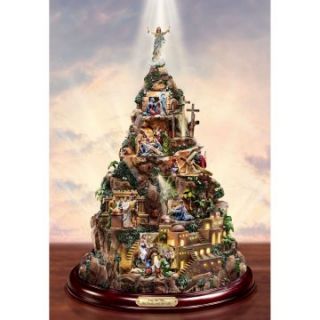 Thomas Kinkade Faith Mountain Tree   Nativity Sets