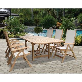 Royal Teak Family 96   120 in. Expansion Patio Dining Table   Patio Tables