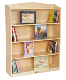 Guidecraft 5 Shelf Bookshelf   Kids Bookcases