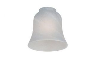 Monte Carlo G826 2 1/4 Inch Neck Glass Shade, Opal Swirl Small Bell   Lampshades  