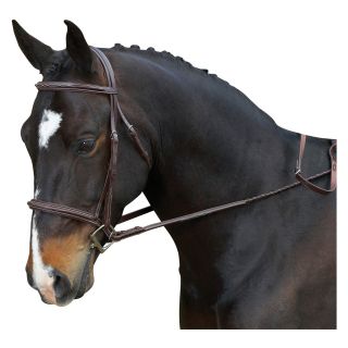 Collegiate Comfort Crown Raised Padded Fancy Stitched Bridle   English Saddles and Tack
